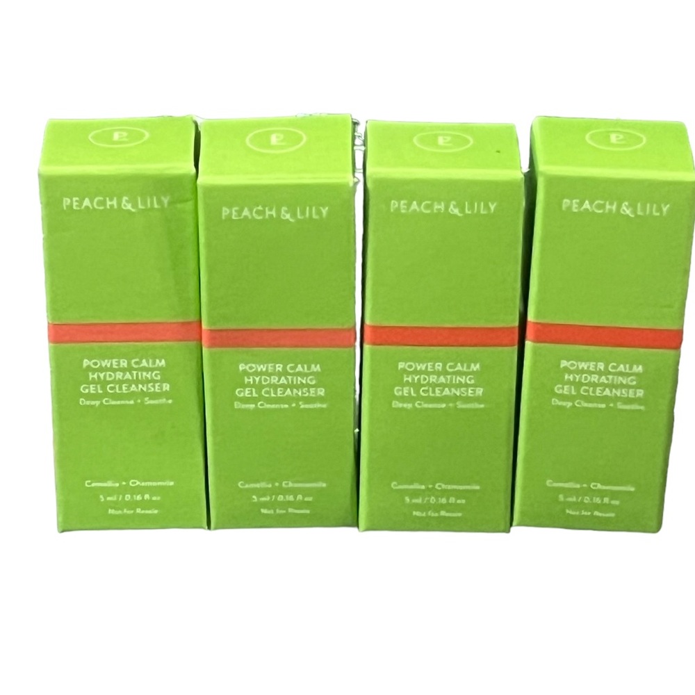 4 Peach & Lily Power Calm Hydrating Cleansers